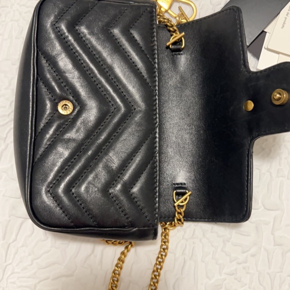 Gucci Black Marmont Super Mini - Picture 3 of 5